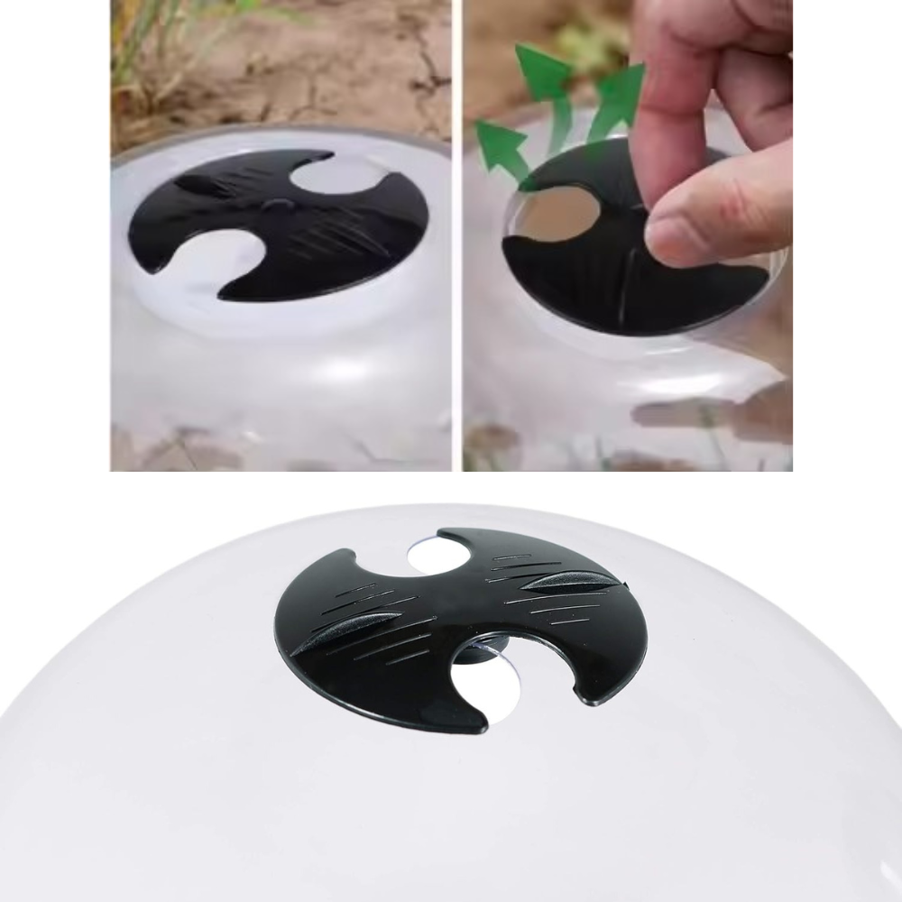 Набір ковпаків 2 шт, садові пластикові для саду та городу захисні для розсади і квітів розмір 26х20 см Кам'янець-Подільський - фото 2