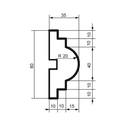 Молдинг фасадный Prestige Decor MC 149 Днепр - изображение 2