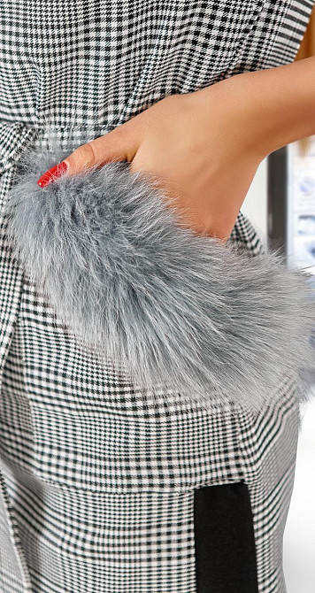 Стильное платье в клетку (44) Киев - изображение 5