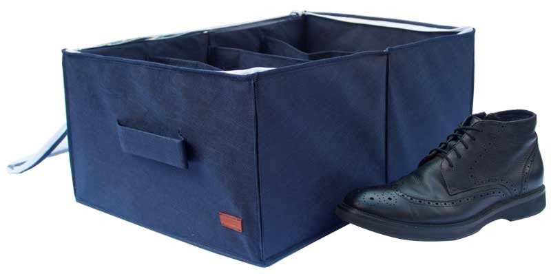 Органайзер для хранения демисезонной обуви на 4 пары Jns-O-4 (Синий) Сумы - изображение 3
