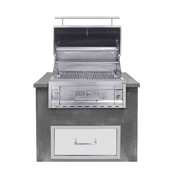 Вугільно-дров''яний гриль що вбудовується Fiery Fish тм GRILLI Код: 005944 Рівне