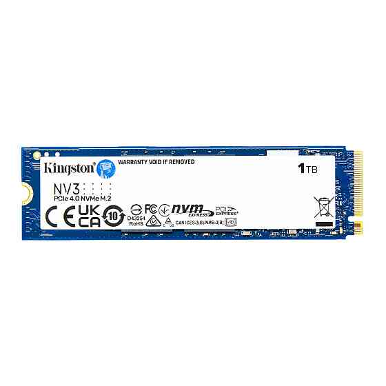 Накопичувач SSD 1 TB M.2 NVMe Kingston NV3 M.2 2280 PCIe Gen4.0 x4 (SNV3S/1000G) M.2 2280 Харків
