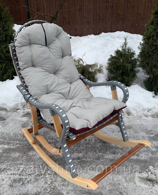 Кресло - качалка с накидкой Киев - изображение 1