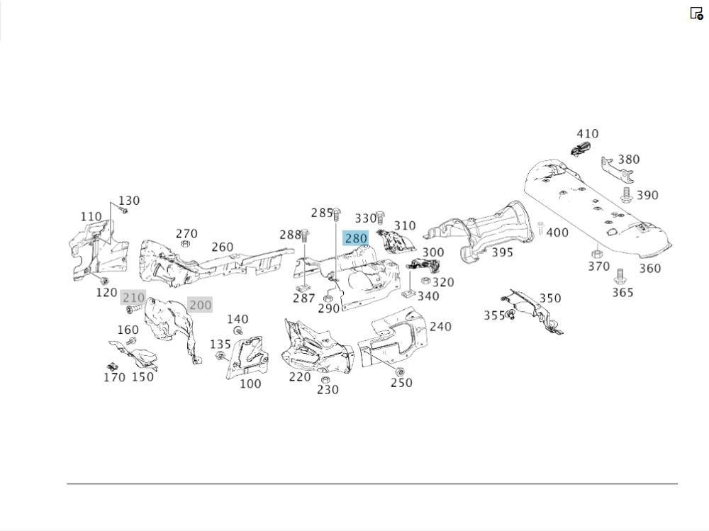 Mercedes-Benz  A1666821300 Захисний тепловий екран центрального глушника ML/GLE W166 GL/GLS X166 GLE Coupe C292 Одеса - фото 4