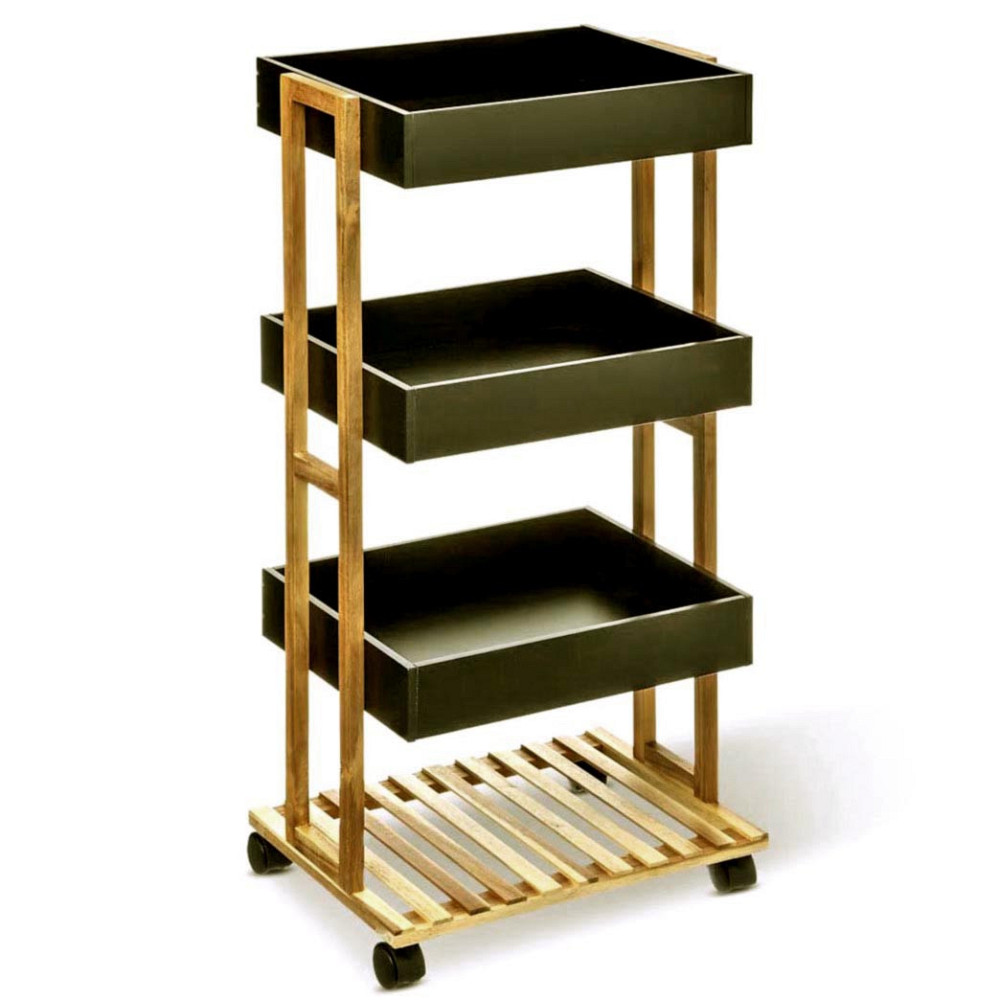 Этажерка для ванной на колёсиках 