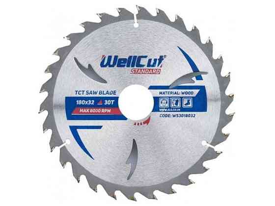 Диск пильний 180мм х32мм 30Т ТМ WellCut Київ