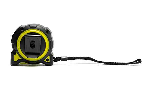 WERTVOLL Рулетка WERTVOLL 5 м×27 мм фіксатор полотна кнопка STOP покриття TPR нейлонове покритт Киев