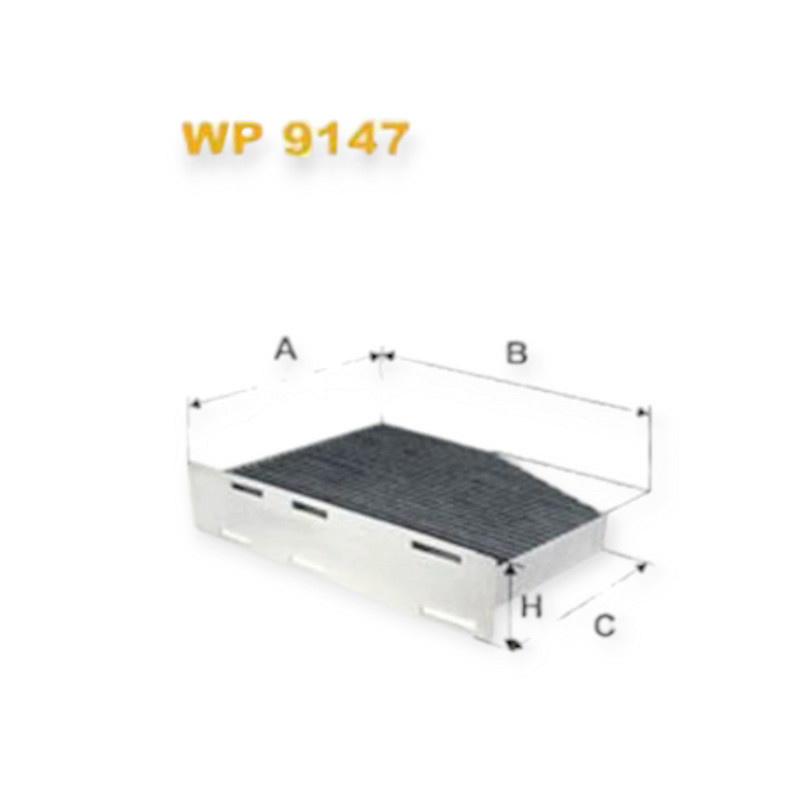 Фильтр Фольцваген Кадди III 04- угольный салона Мукачево - изображение 1