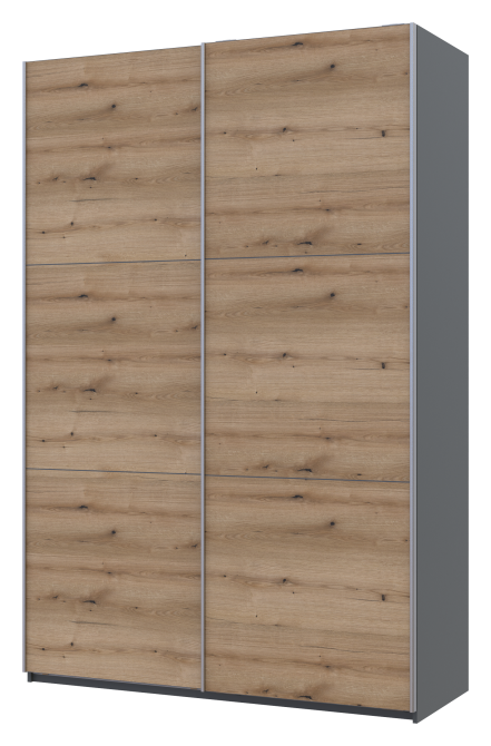 Шкаф-купе двухдверный Doros G-Caiser 160х60х240 см Графит/Дуб евок (DRS-011039) Днепр - изображение 4