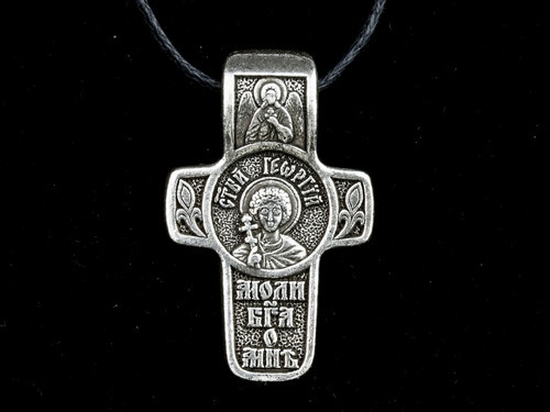 Іменний натільний хрест Георгій Київ - фото 1