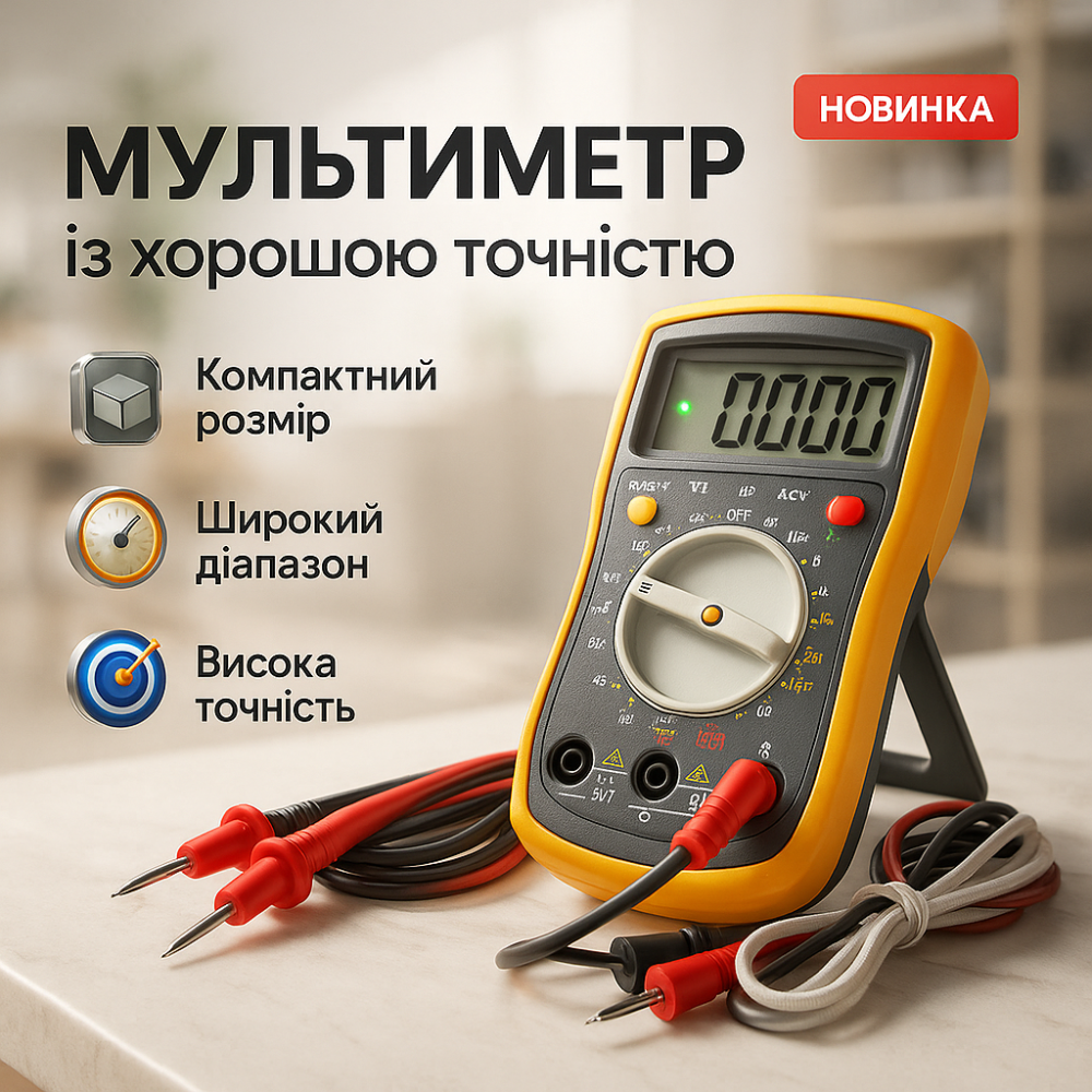 Мультиметр для тестирования электрооборудования, Хороший мультиметр для дома Тестер электрика RT-66 Львов - изображение 10
