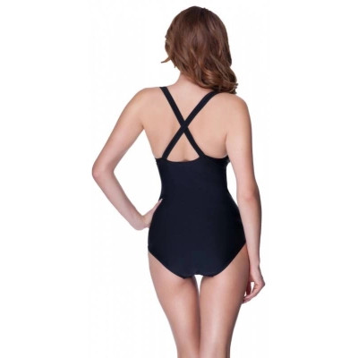 Купальник Aqua Speed Greta 351-01 чорний, салатовий 38 (5908217655363) Винница - изображение 2