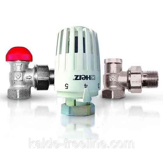 Термостатичний комплект HERZ Project (TS-90-V) кутовий 1/2" Харків