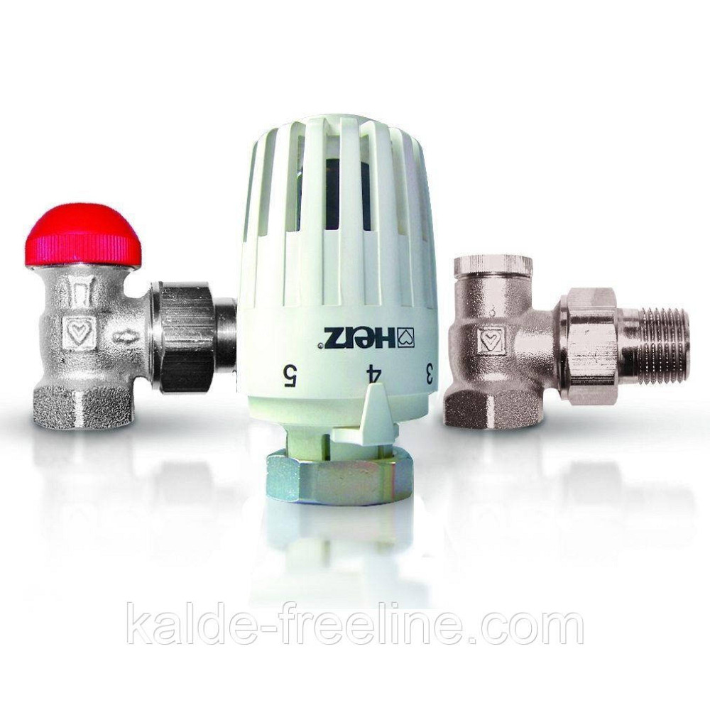 Термостатический комплект HERZ Project (TS-90-V) угловой 1/2