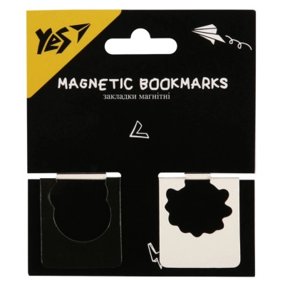 Закладки для книг Yes магнитные Не усложняй! вырубка, 2 шт (708402) Винница - изображение 2