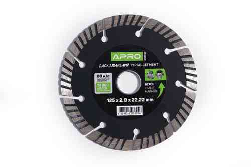 Диск для бетону 180х2,2 мм (22-24%) Турбо-Сегмент APRO Рівне