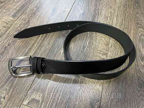 Классический брючный мужской ремень ST Leather 35мм (чорний) Киев