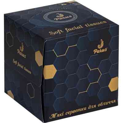 Салфетки косметические Parus 2 слоя 80 шт. (4820205440397) Винница