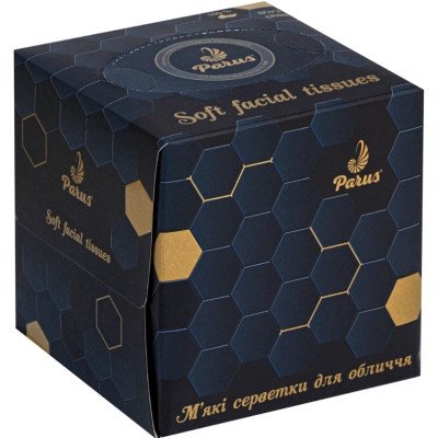 Серветки косметичні Parus 2 шари 80 шт. (4820205440397) Вінниця - фото 1
