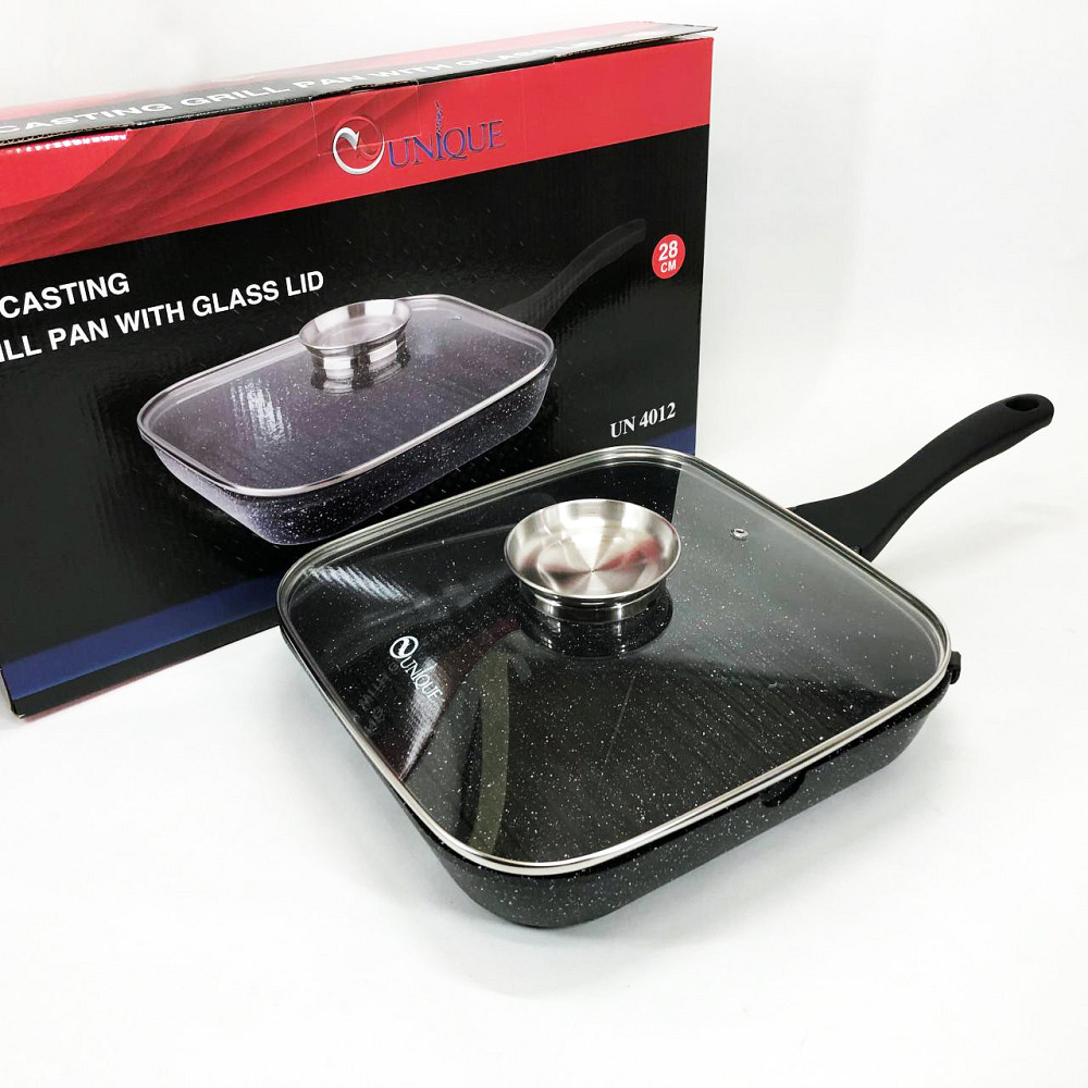 Якісні кухонні сковорідки UNIQUE, Сковорода алюмінієва з антипригарним покриттям, Сковорода надовго JW-95 Івано-Франківськ - фото 4