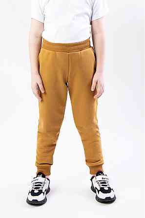 Штани спортивні дитячі та підліткові, гірчичні 134 Крохатушка одяг Київ