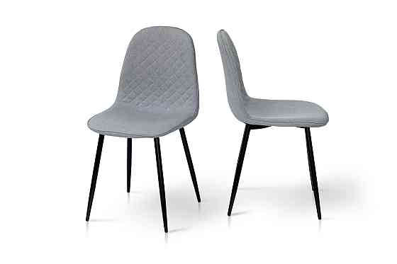 Стілець Марс, чорний/ тканина сіра Київ