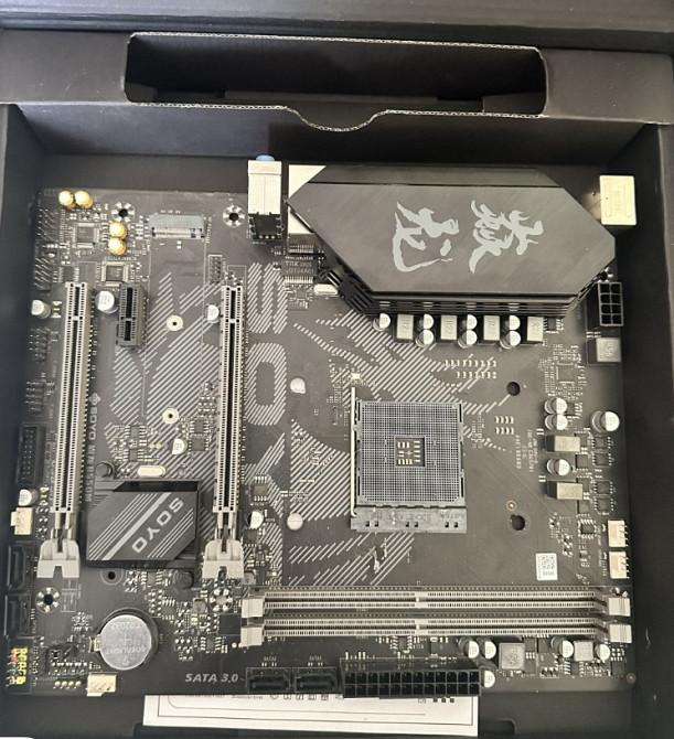 Материнская плата SOYO B550M. Харьков - изображение 1