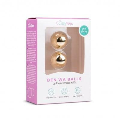 Вагинальные шарики Gold ben wa balls, 22 мм Sex Aura Киев - изображение 1