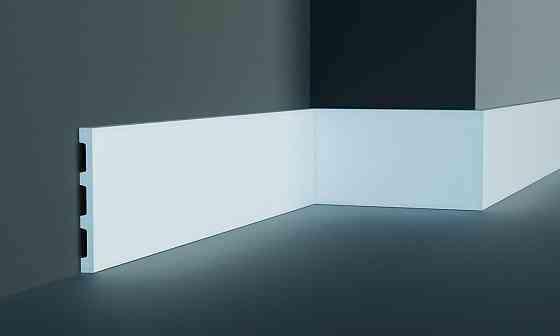 Плинтус полиуретановый гладкий Gaudi Decor CR 957 Днепр