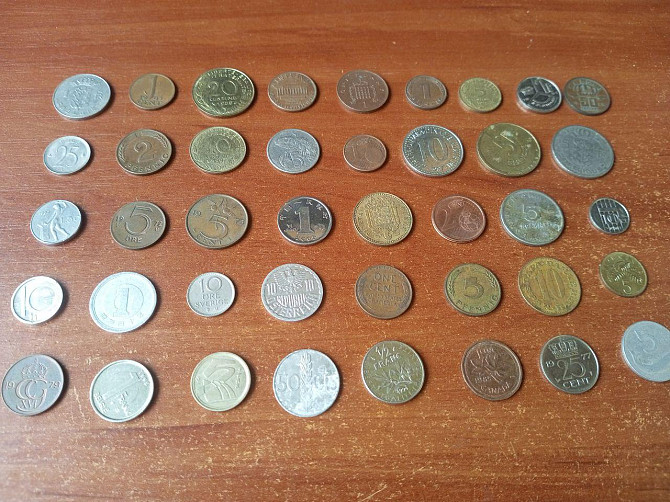 Гора іноземних монет! 41 шт. БЕЗ ПОВТОРА Полтава - photo 1