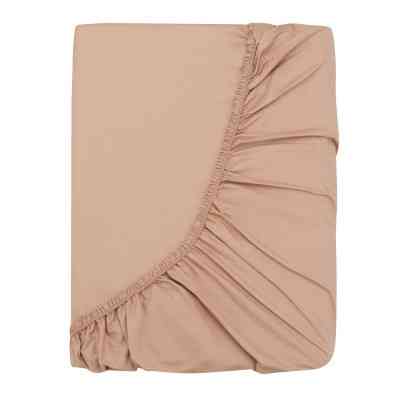 Простирадло Ardesto на резинці Mix&amp;Match, 100% бавовна, сатин бежевий 180х200+30 см (ART1820FSI) Вінниця