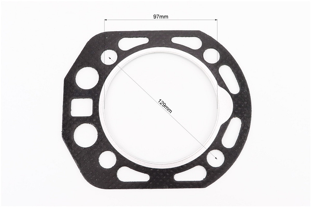 Прокладка головки циліндра R190N-90mm, к-кт 2шт (вн. кільце з виступом) Киев - изображение 2