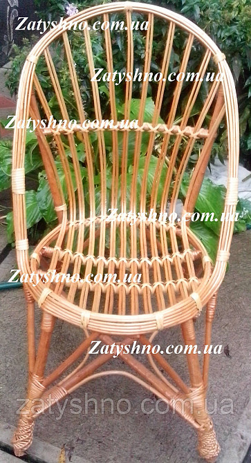 Плетене крісло для балкона та лоджії Київ - фото 2