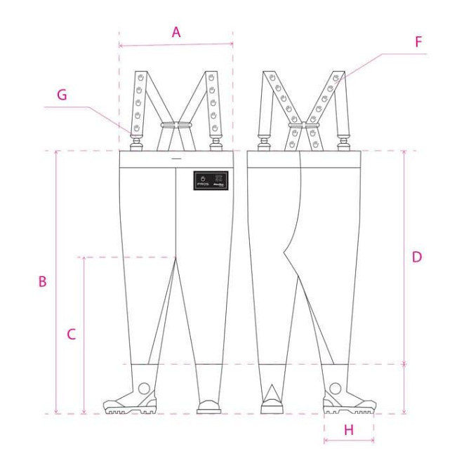 Подростковые Заброды комбинезон для рыбалки с сумкой Pros (SB Junior) Размер 41 Нововолынск - изображение 9