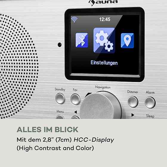 Silver Star Стерео Інтернет-радіо DAB+/FM (Німеччина, читати опис) Рівне