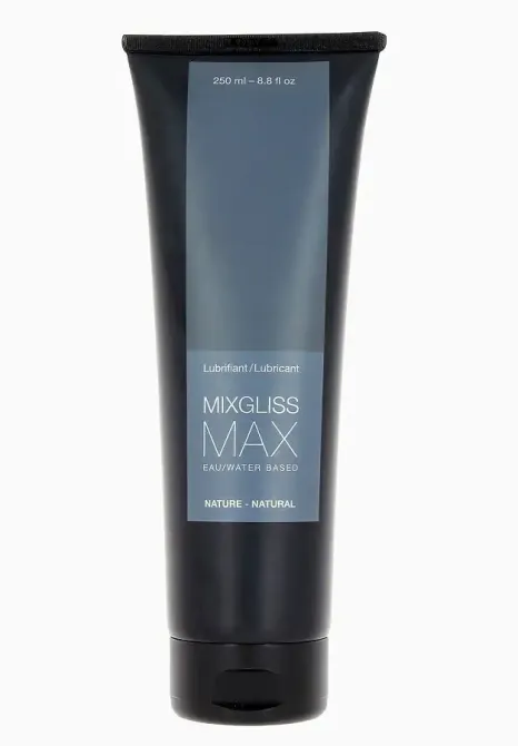 Анальний гель-змазка MixGliss MAX NATURE (250 мл) на водній основі з екстрактом алое Львів - фото 1