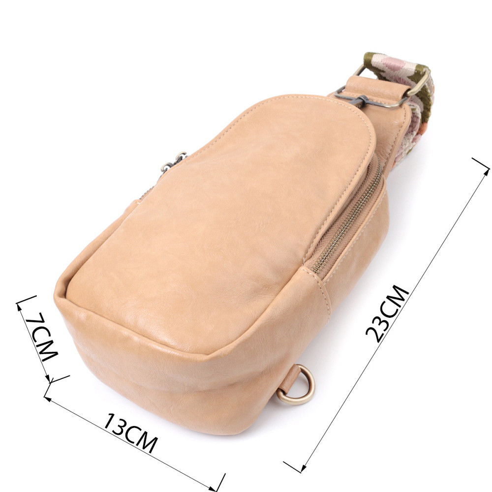 Сумка через плечо для женщин из экокожи Vintage 22790 Светло-коричневый Киев - изображение 3