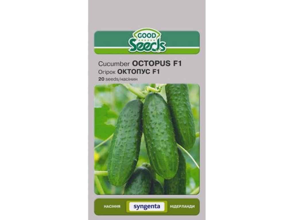 Огірок ОКТОПУС F1 [20 насінин] (10 пачок) ТМ GOOD SEEDS Київ - фото 1