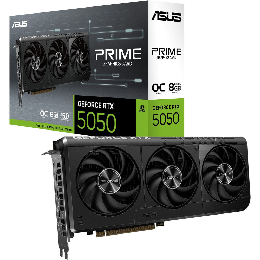 Відеокарта GF RTX 5050 8 GB GDDR6 Prime OC Asus (PRIME-RTX5050-O8G) ( Black ) Харків - фото 11