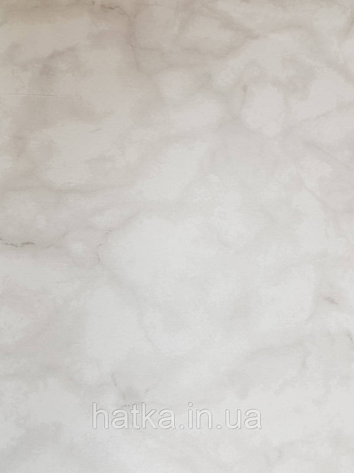 Обои виниловые на флизелине Marburg 31801 New modern под мрамор светло серый на белом фоне Киев - изображение 1
