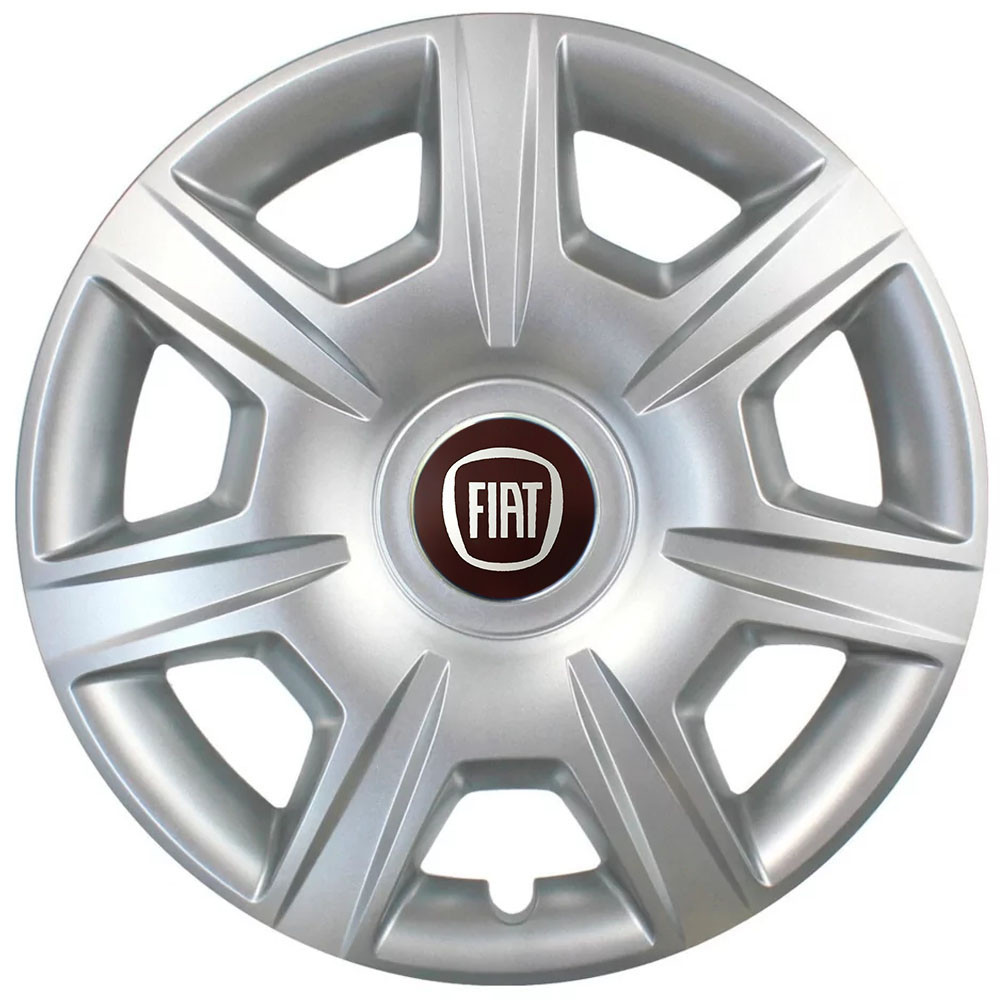 Автомобильные модельные колпаки R15 Fiat 327 4шт, SJS, серебряные Киев - изображение 1