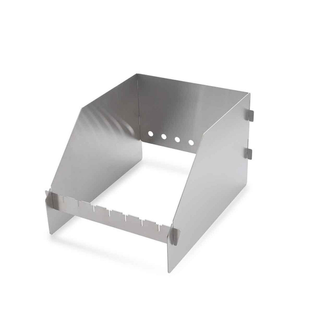 Подставка для шампуров на боковую горелку SANTOS S-Series & E-Series и Burnhard Earl, защита от ветра, нержавеющая сталь 890895 Ровно - изображение 1