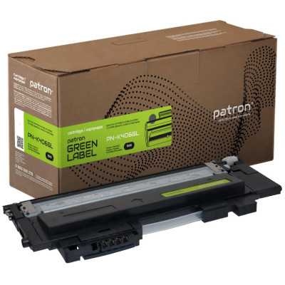 Тонер-картридж Patron Samsung CLT-406S Green Label, black (PN-K406GL) Винница - изображение 1