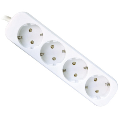 Сетевой удлинитель Defender E450 5.0 m 4 роз white (99227) Винница - изображение 1