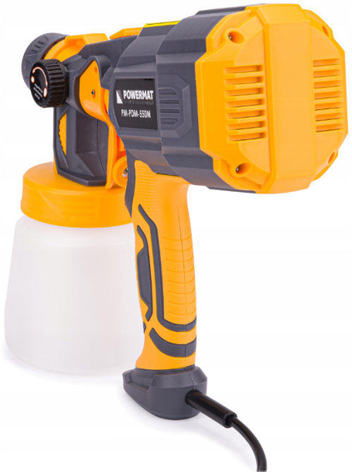 Краскопульт електричний Powermat 550Вт 0.8л (Польща) Київ - фото 2