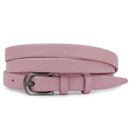 Тонкий женский ремень Vintage 20769 Розовый Киев