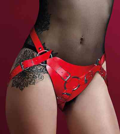 Труси для страпона Feral Feelings Strap-on Harness Red, red Sex Aura Київ
