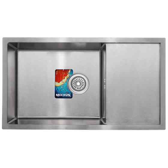 Набор Mixxus SET-7844-200x1.0-Satin (мойка+смеситель+диспенсер+сушка для посуды) (MX0582) Киев