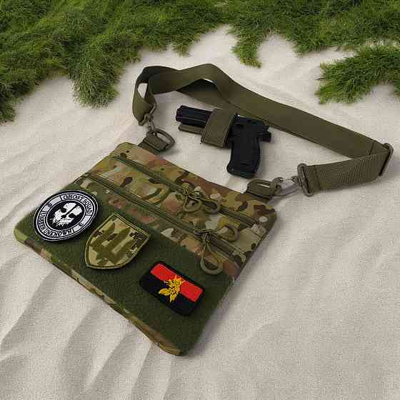 Тактический мессенджер, Рюкзак через плечо военная барсетка, Мужская сумка кроссбоди CM-89 Львов