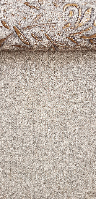 Шпалери вінілові на флізеліні Marburg Aura метрові однотонні під крихту структурні коричневі Київ - фото 3